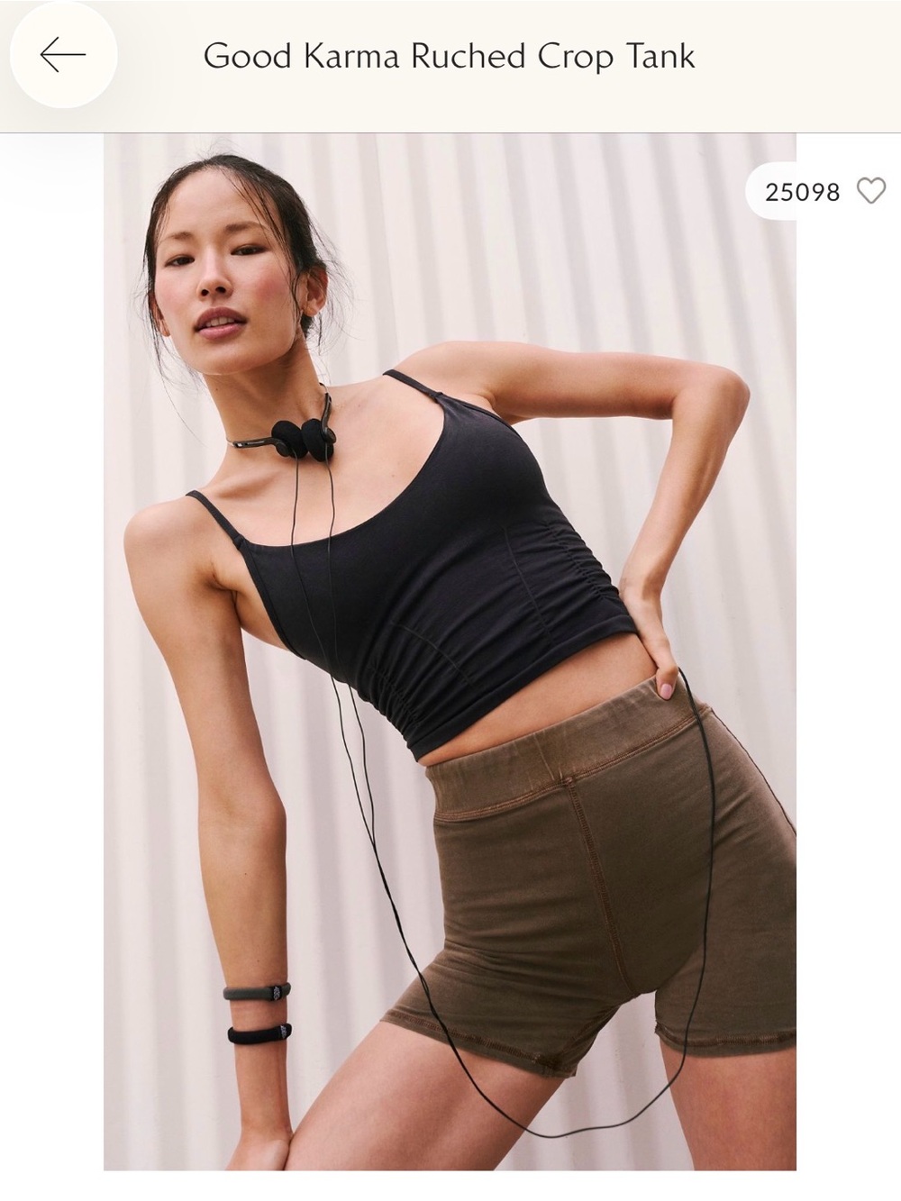 BRAND NEW Free people movement set of 2 karma rushed cropped tank top XS/S